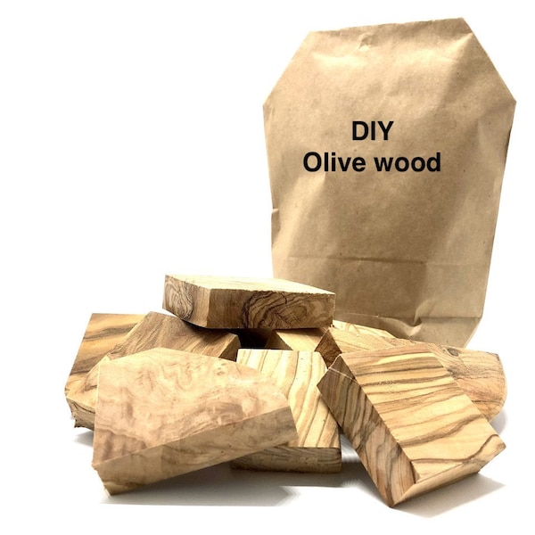 Olivenholz-Rohlinge für DIY-Kreationen 1 kg
