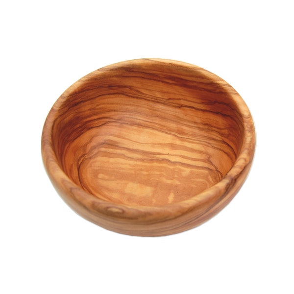2 sizes: 100% NATUR food bowl for dogs & cats made of olive wood