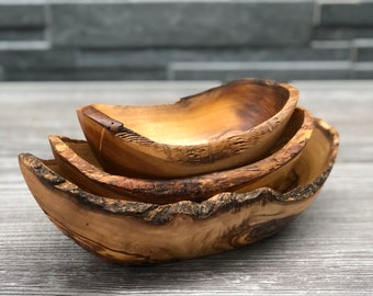 3 rustic bowls in a set, SNACK BOWL