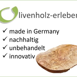 Wiegemesser DESIGN mit Olivenholz-Griffen Bild 5