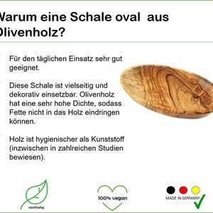 Schälchen oval GROSS aus Olivenholz Bild 4