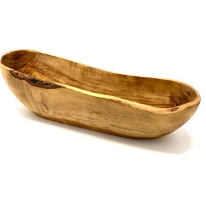 Bread bowl olive wood image 1