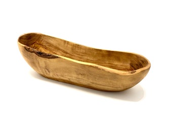 Bread bowl olive wood