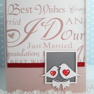 Hochzeitskarte "Vögelchen"