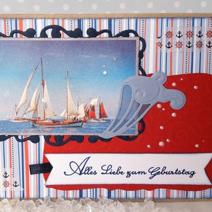 Carte de félicitations "Sailboats"