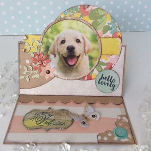 Installatie kaart "Baby hond"