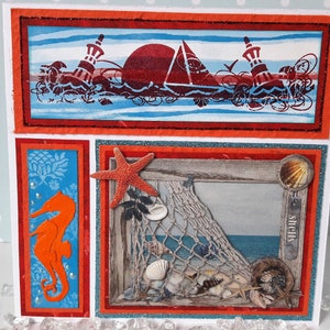 Carte de félicitations "Eye-seams by the sea"