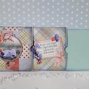 Sliding card &quot;Baby feet&quot;