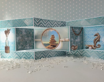 Fold-out card for a 40th birthday