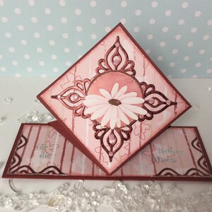 Carte pliable « Wine & roses »