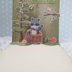 Pop-up card &quot;Welcome to the world&quot;