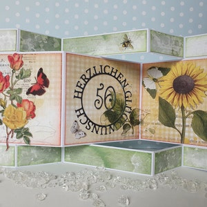 Carte pliante 50e anniversaire