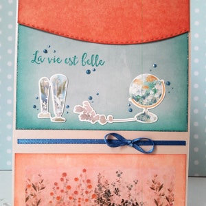 Greeting card &quot;Flower Globe&quot;