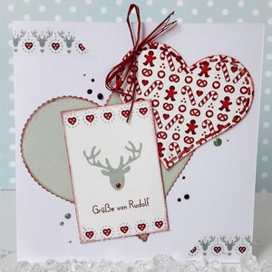 Carte de Noël « Salutations de Rudolf »