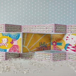 Tarjeta plegable “Hola Sol”