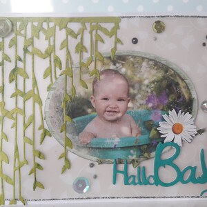 Cartolina bambino "Bagno nel verde"