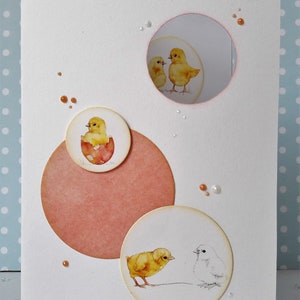 Biglietto di Pasqua "Piccoli pulcini"