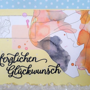 Greeting card &quot;Giant Blossom&quot;