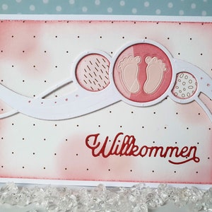 Carte de vœux « Bienvenue chez Pink »