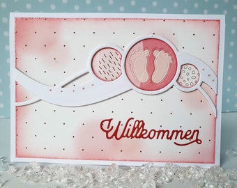 Greeting card "Welcome to Pink"