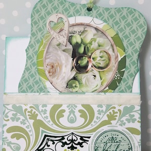 Cartão de bolso para o casamento