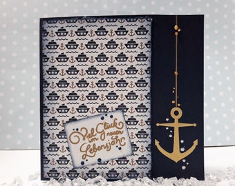 Greeting card "Anchor"