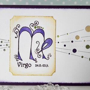 Felicidades Tarjeta Signo Zodíaco "Virgen"