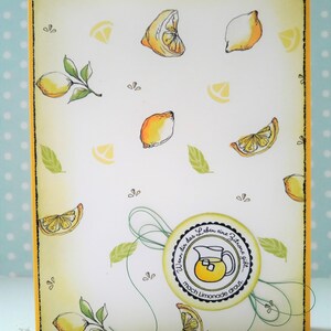 Encouragement card "Lemon Lemonade"
