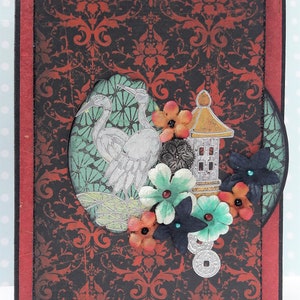 Turning card &quot;Crane&quot;
