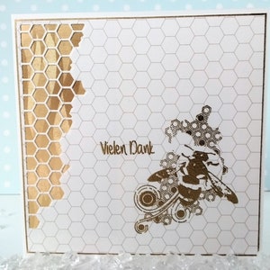 Tarjeta de agradecimiento "Bee"