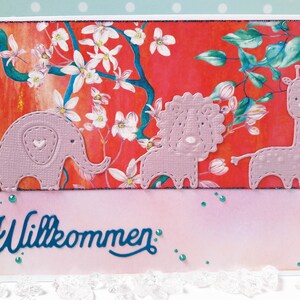 Felicitatiekaart "kleine dierenparade"
