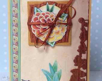 Bookletkarte "Chrysantheme"