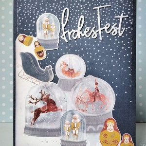 Christmas card &quot;Snow globes&quot;