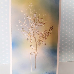 Greeting Card &quot;Delicate Branches&quot;