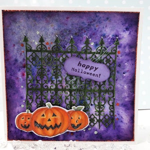 Congratulations card &quot;Halloween Pumpkins&quot;