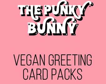 Vegan Greeting Card Packs -  Mix & Match Bundle Packs