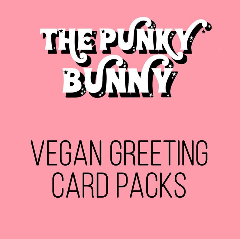 Paquetes de tarjetas de felicitación veganas: paquetes de paquetes Mix & Match imagen 1