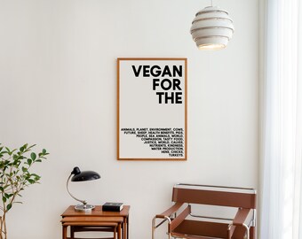 Vegan For The Gründen Kunstdruck Recycled Veganism