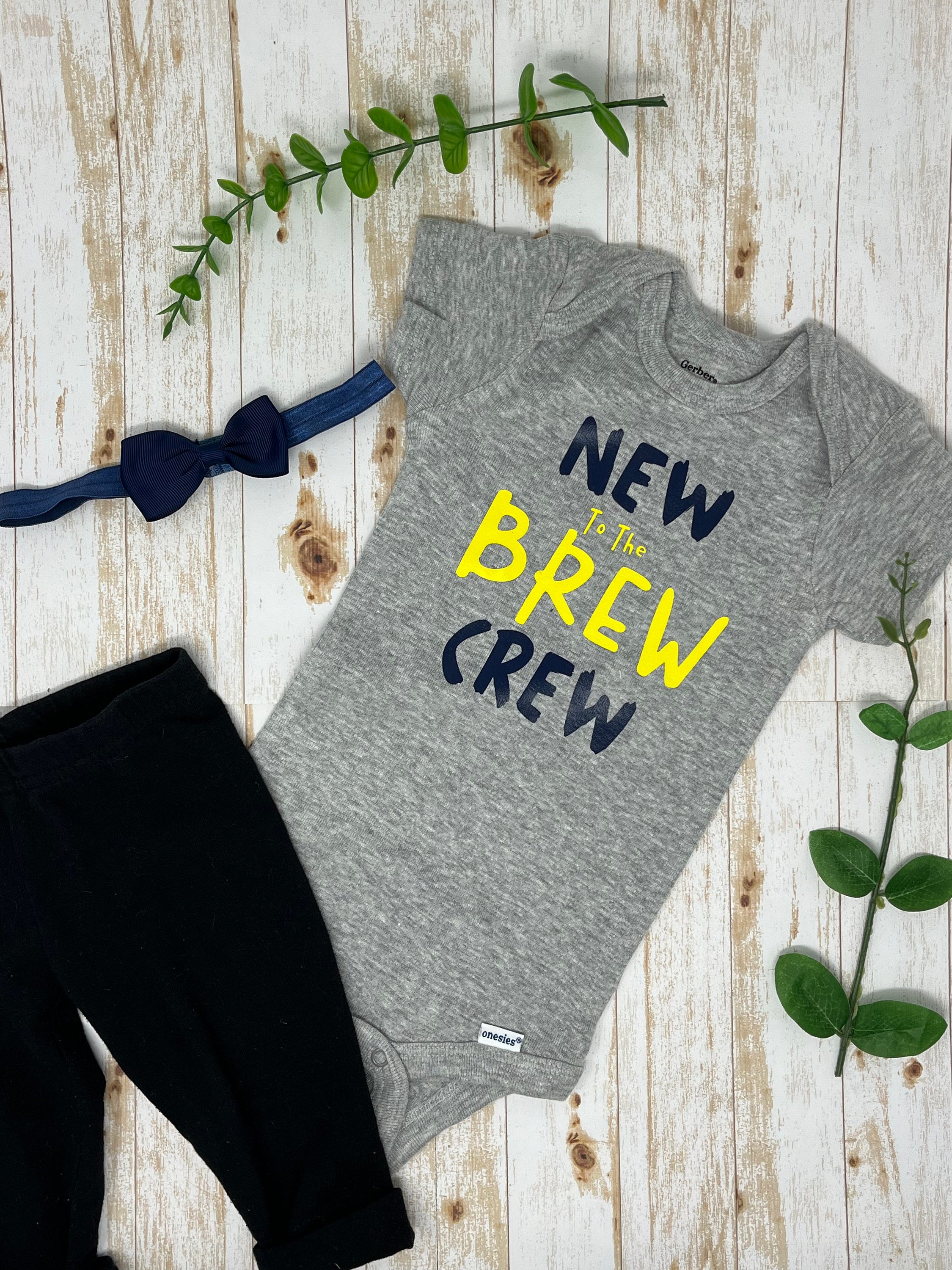 Bodysuit Bébé Fille Brewers - Taille 0-3 Mois - 100% Coton - Occasion Très Bon état
