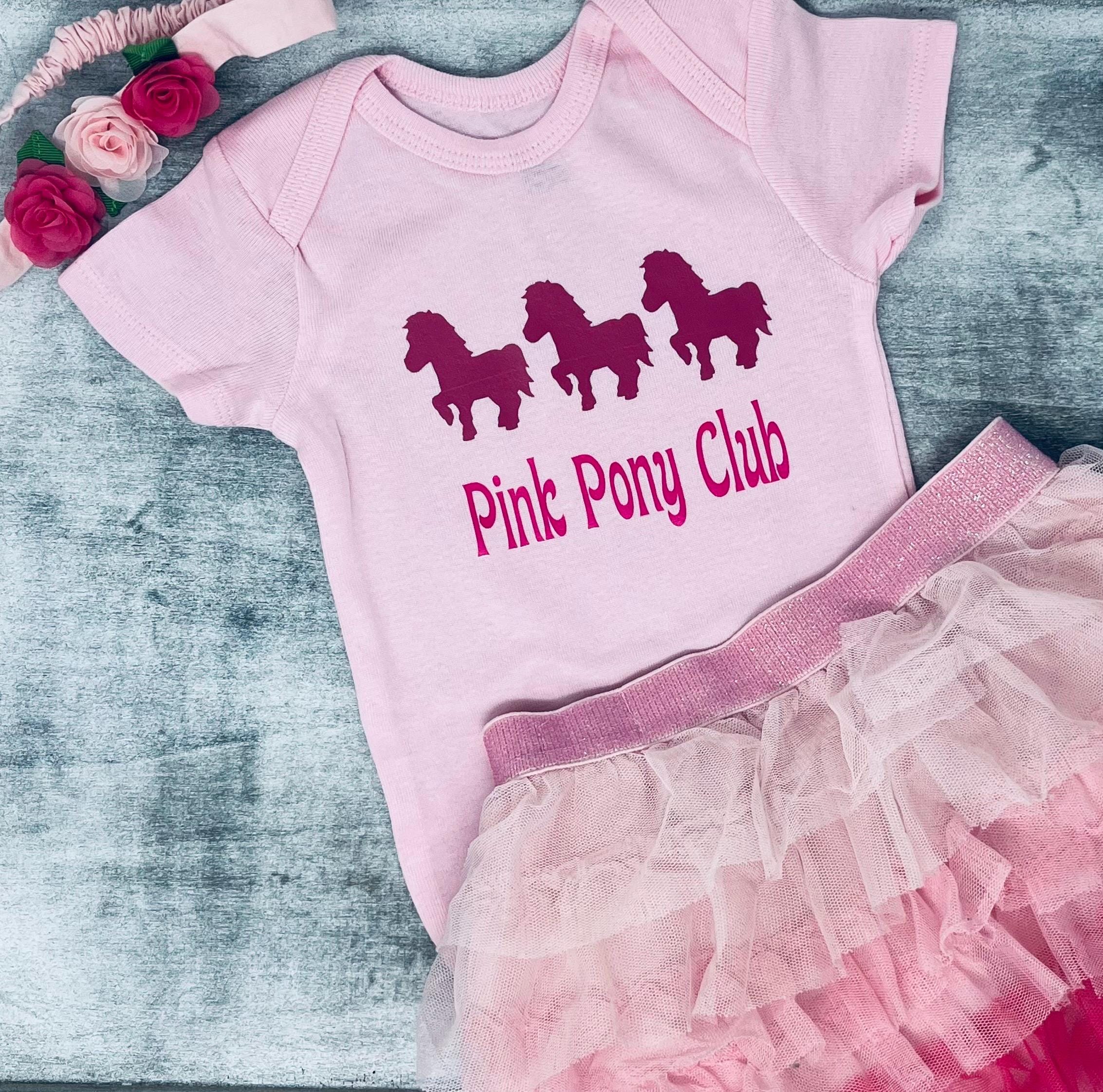 Pink Pony Club Baby Bodysuit - Etsy