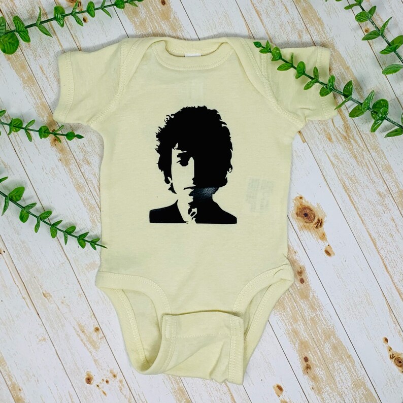 Bob Dylan Baby Bodysuit image 4