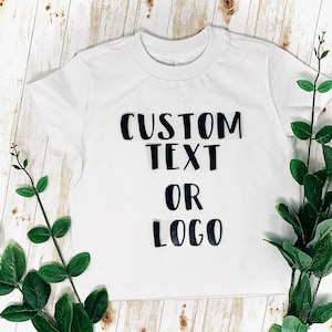 Custom Logo or Text Toddler/Children’s T Shirt
