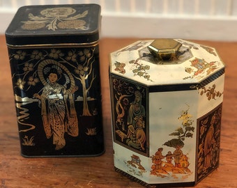 Decorative Tea Tins Etsy
