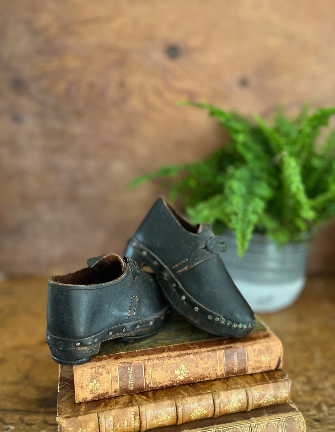 Antique Children's Shoes Antique Child Clogs Wood and Etsy