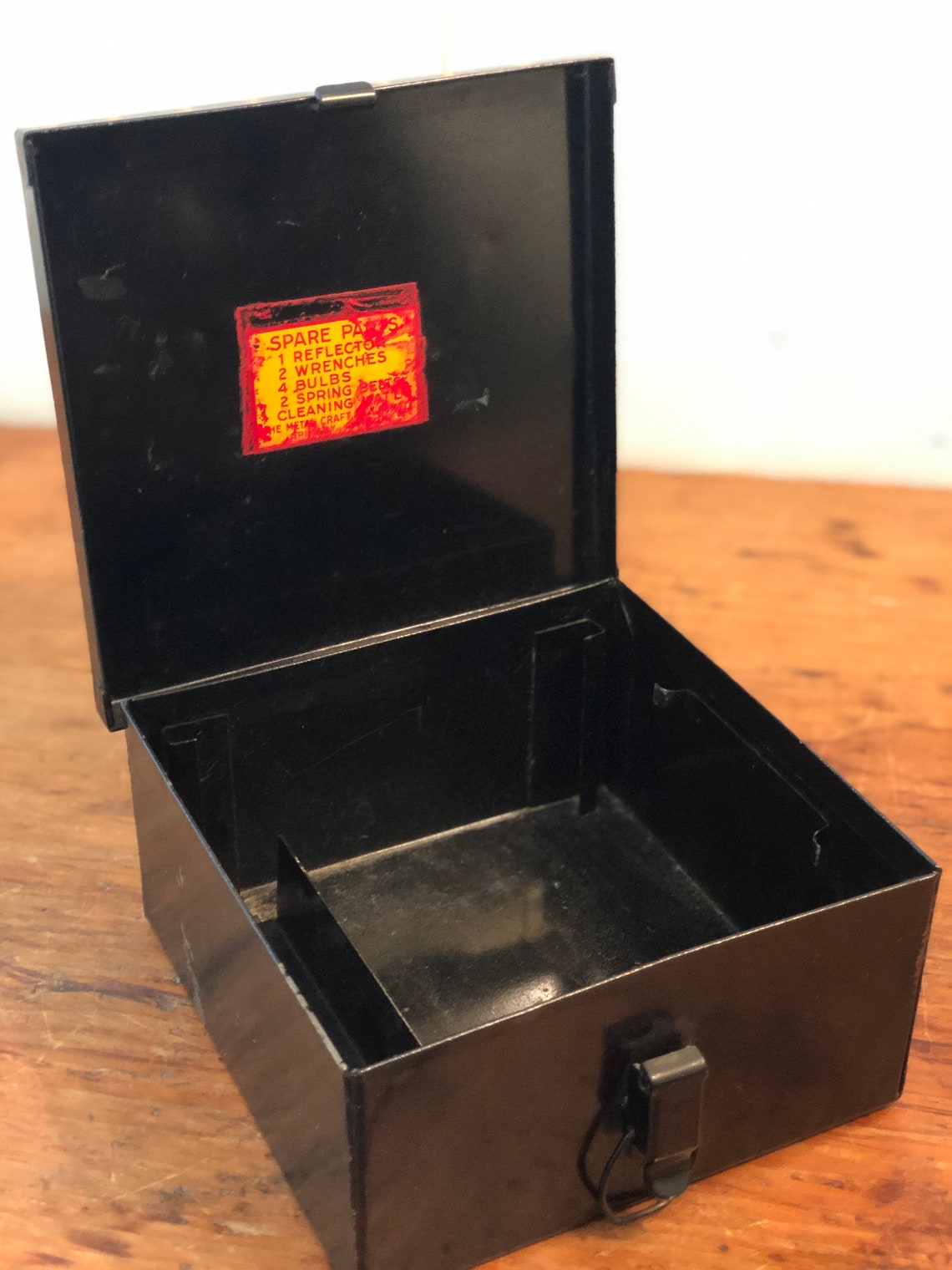 Black Metal Gun Cleaning Storage Case Gun Case Industrial Etsy