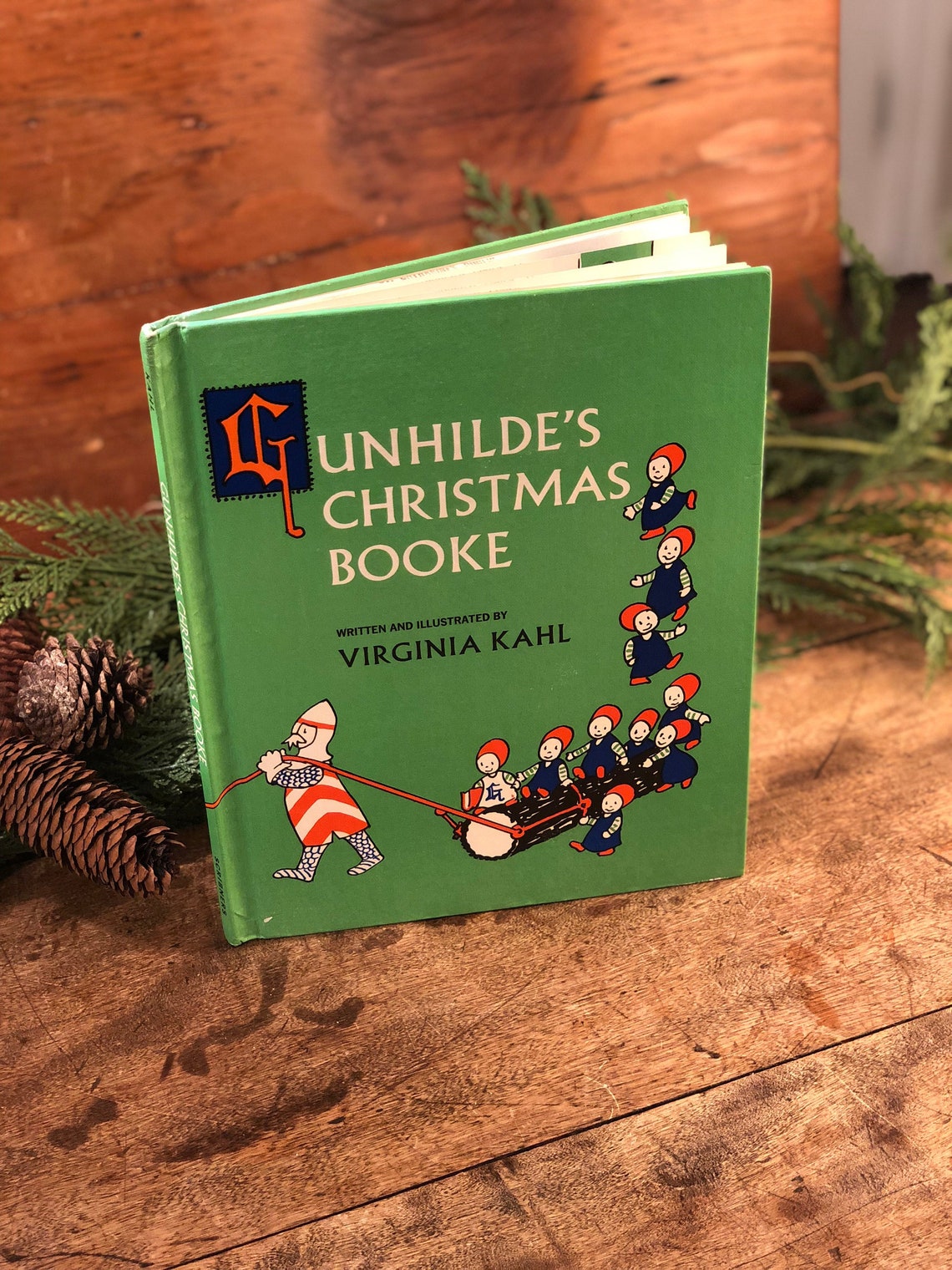 Vintage Christmas Book Gunhilde's Christmas Booke Etsy