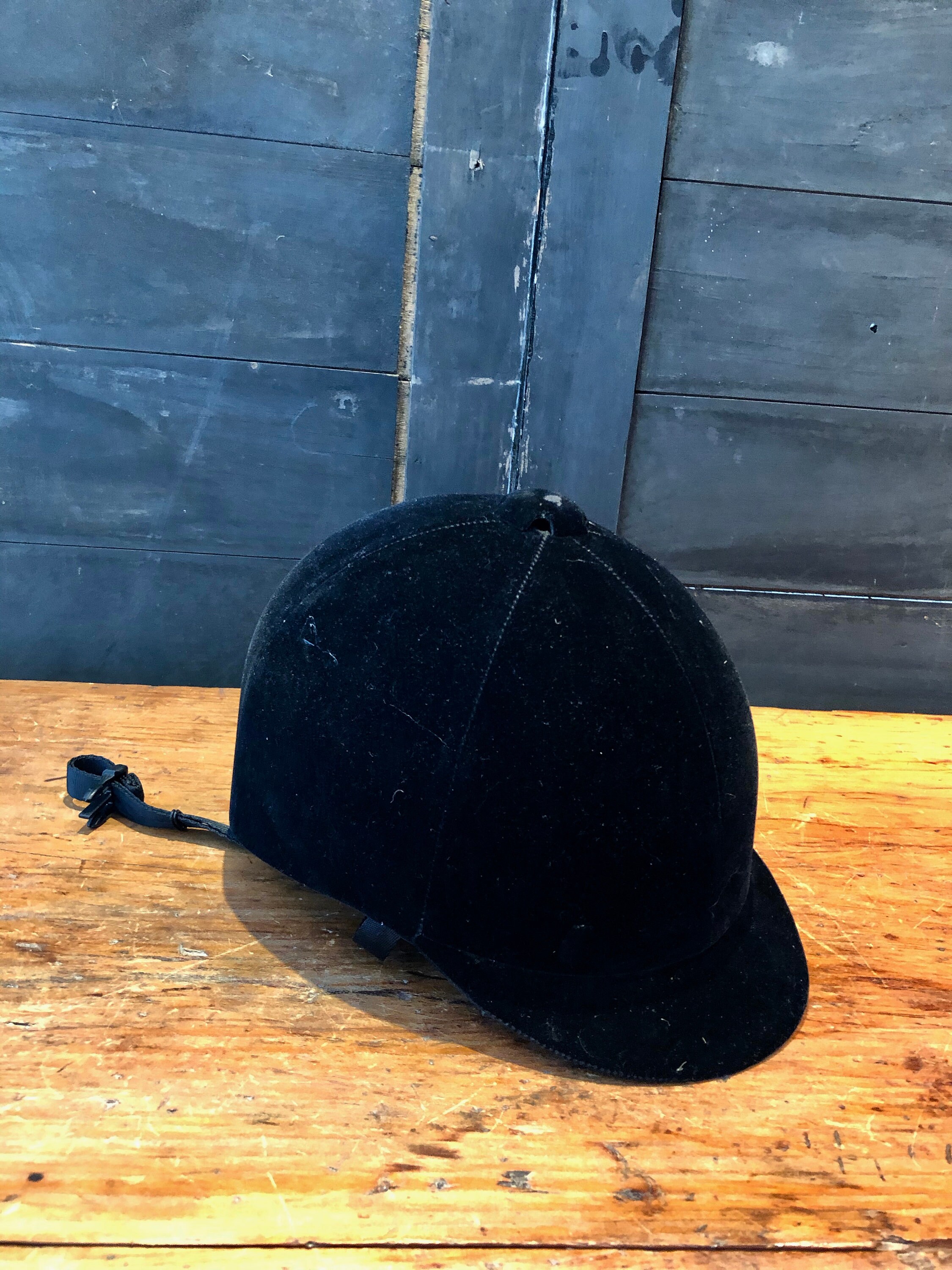 Black Velvet Riding Hat Equestrian Dressage Decor Etsy