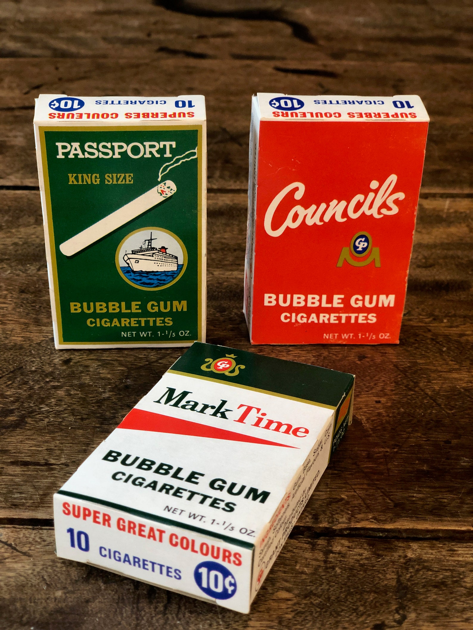 Candy Cigarette Boxes Set of 6 Zip Advertising Paper Candy Etsy