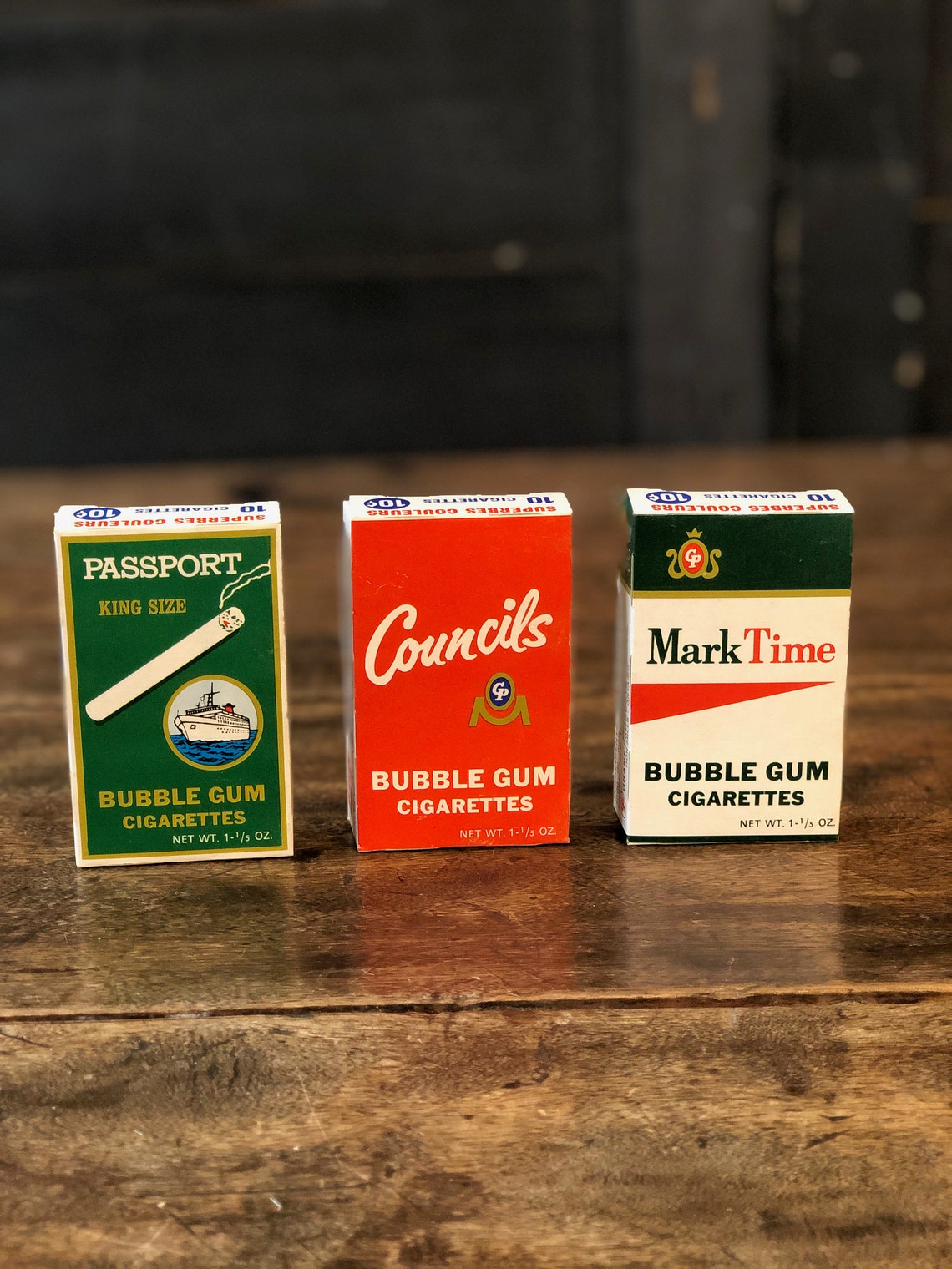 Candy Cigarette Boxes Set of 6 Zip Advertising Paper Candy Etsy