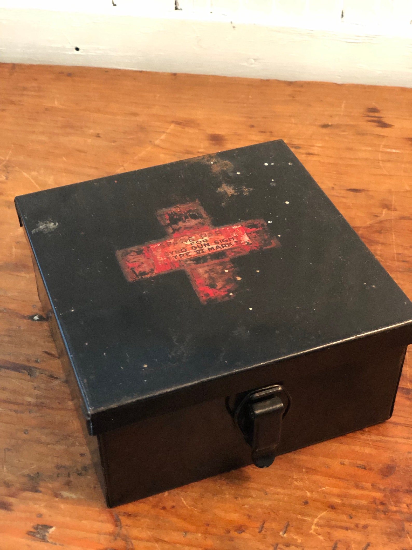 Black Metal Gun Cleaning Storage Case Gun Case Industrial Etsy